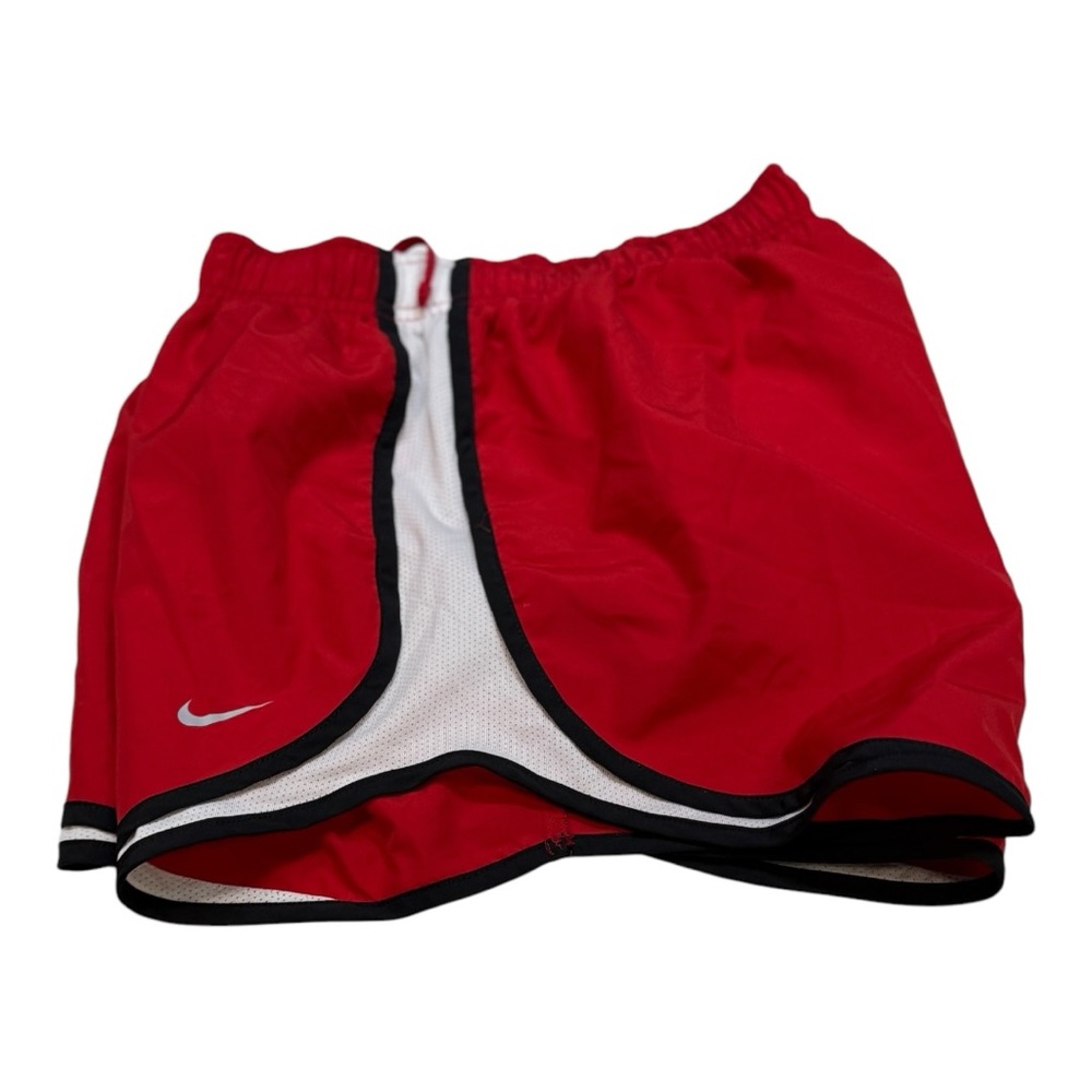 Nike Red and White Athletic Shorts EUC like new BOX38